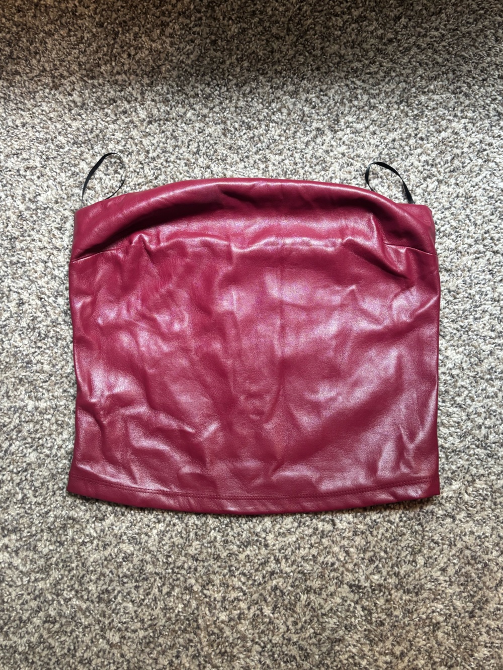 Pleather Tube Top